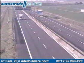 Imagen de vista previa de la cámara web Altedo - Traffic A13 - KM 20,0